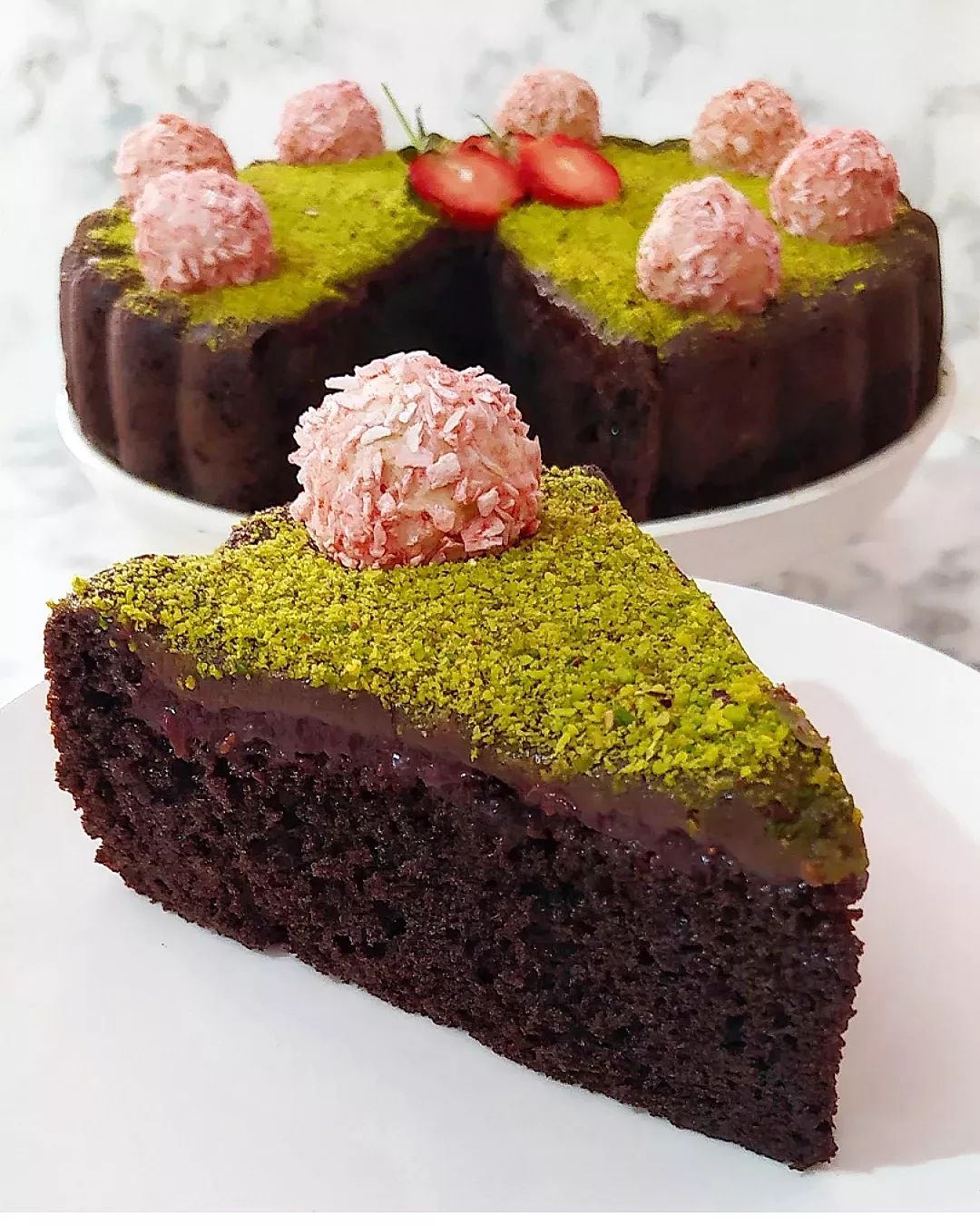 Marmelatlı Çikolatalı Pasta Tarifi