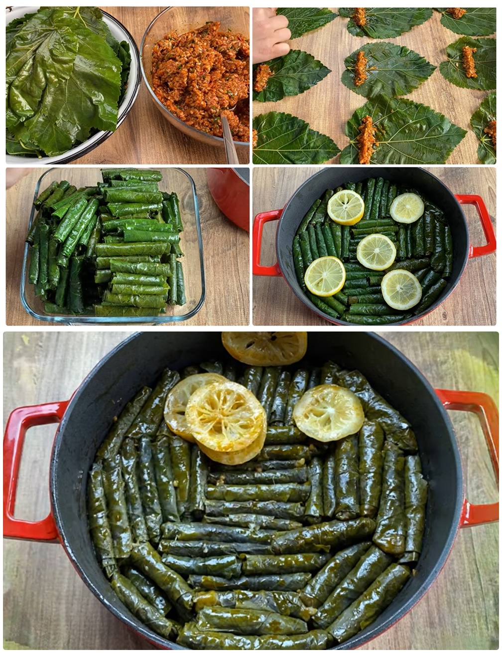 Dut Yaprağı Sarması Tarifi