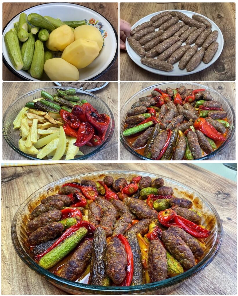 Fırında Sebzeli Köfte Tarifi