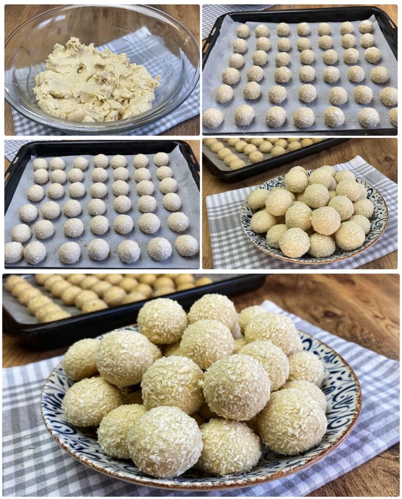 Hindistan Cevizli Damla Sakızlı Ağızda Dağılan Kurabiye Tarifi