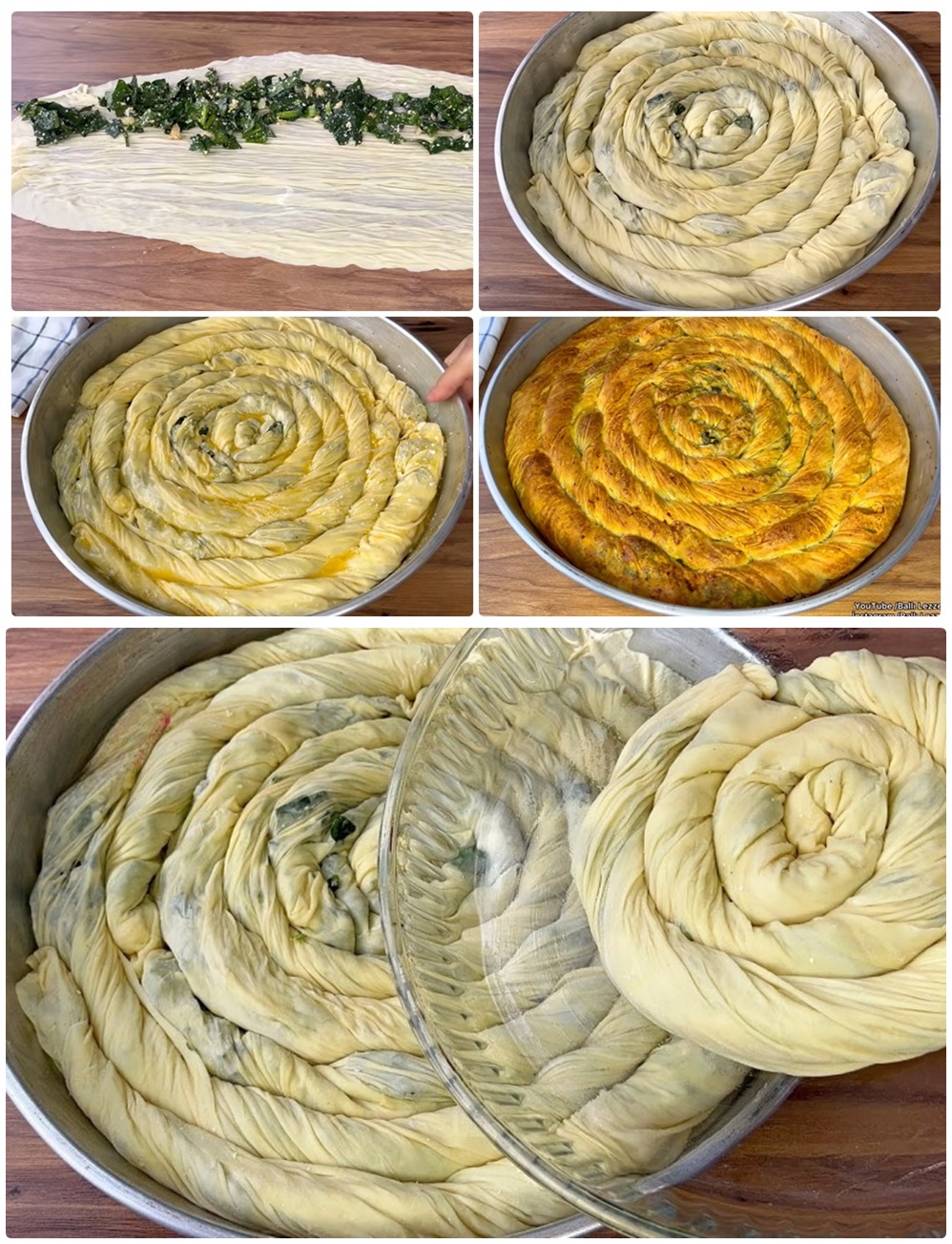 El Açması Ispanaklı Börek Tarifi