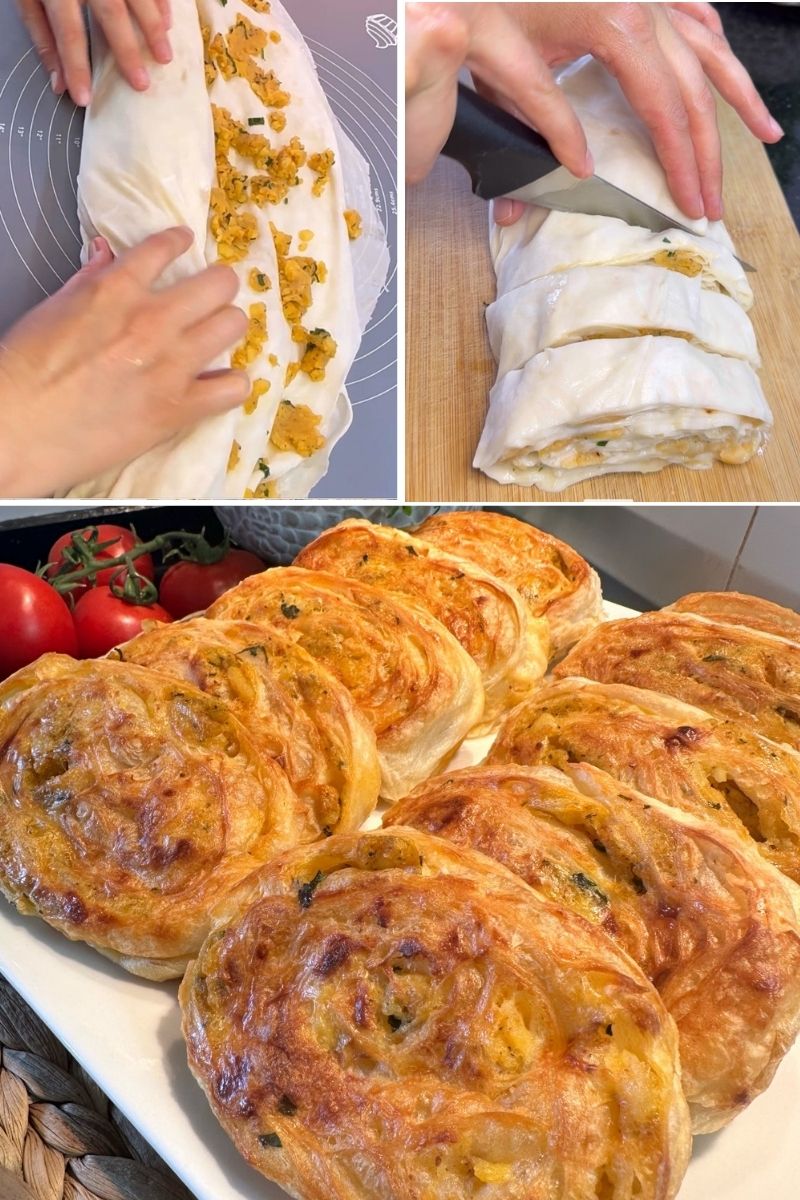 Patatesli Rulo Börek Tarifi