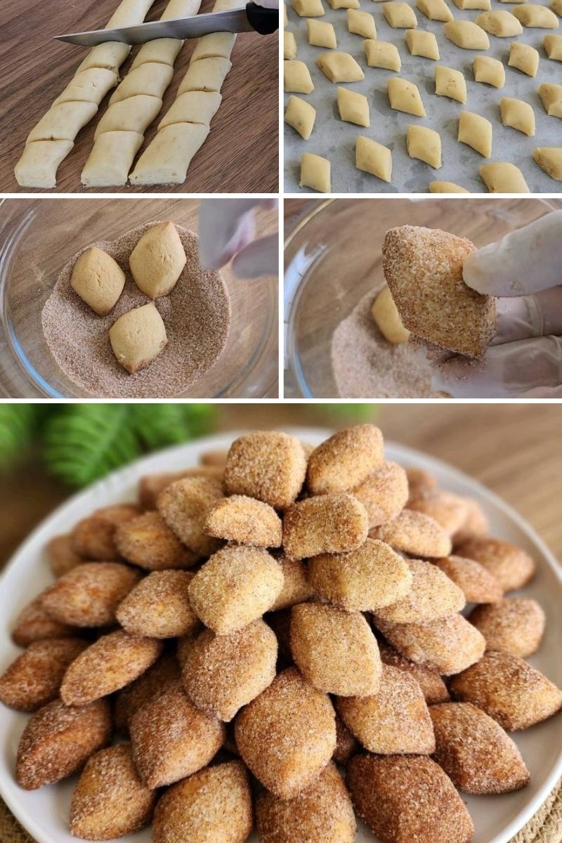 Lokmalık Tarçınlı Cevizli Kurabiye Tarifi