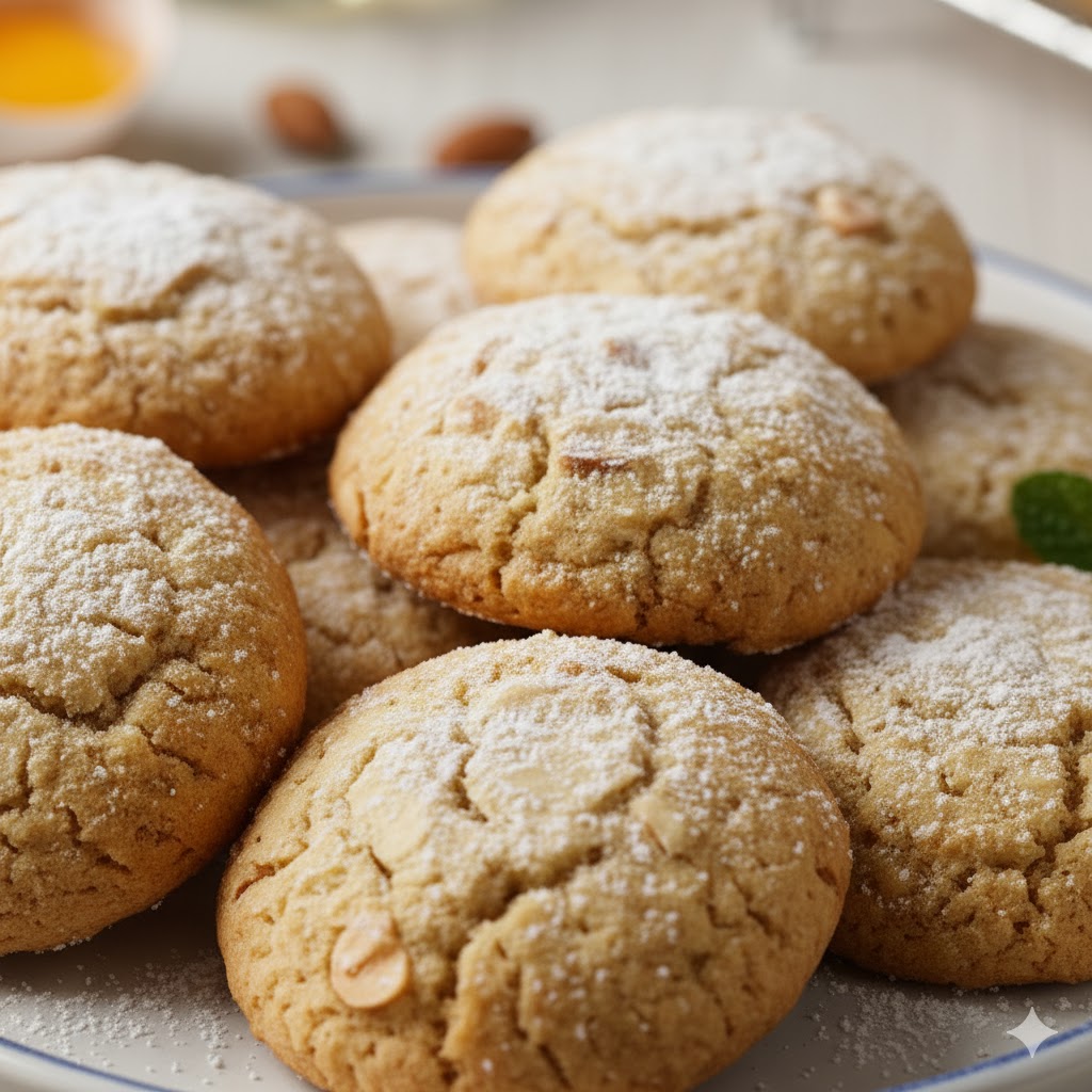 Badem Unlu Glutensiz Kurabiye Tarifi