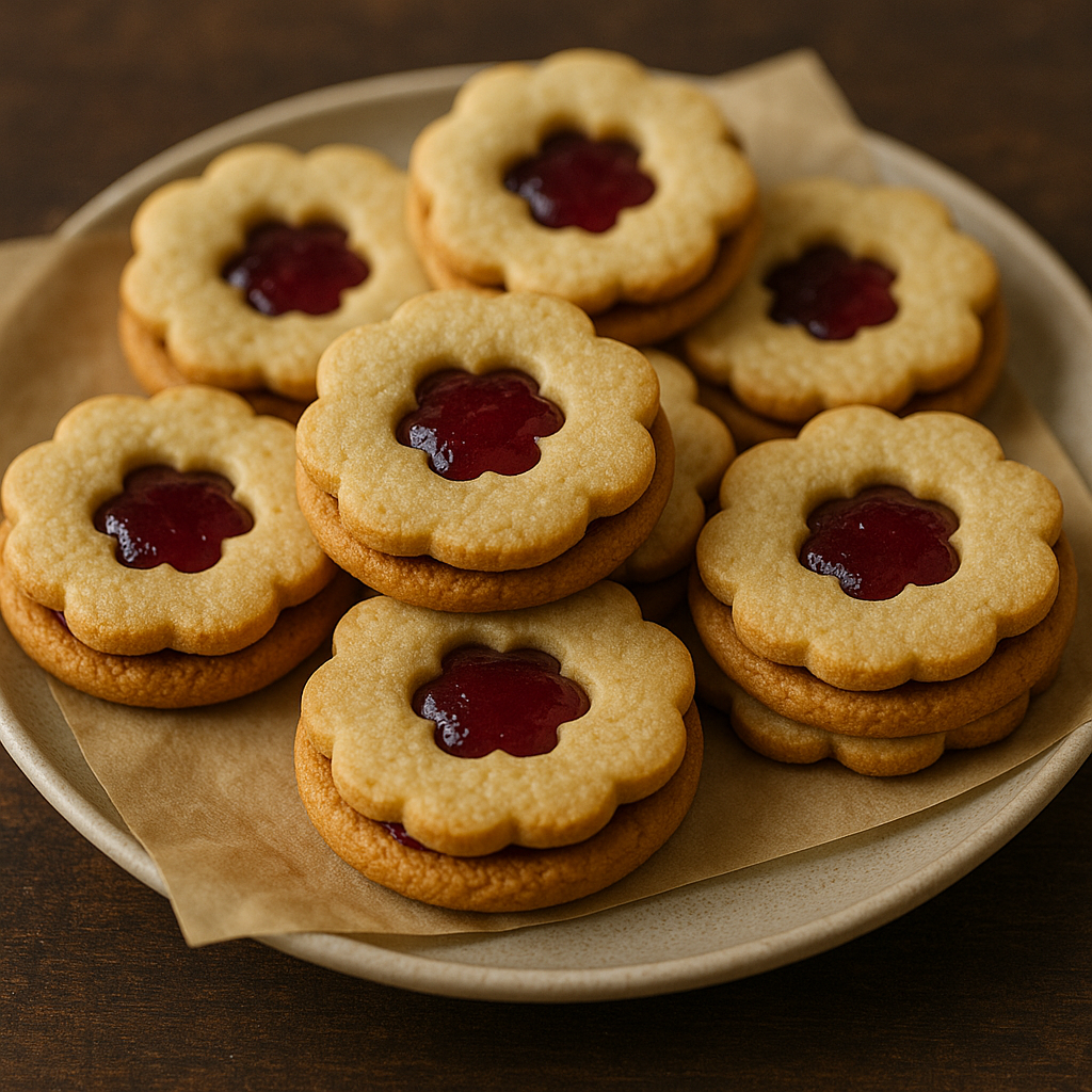 Reçelli Göz Kurabiye Tarifi