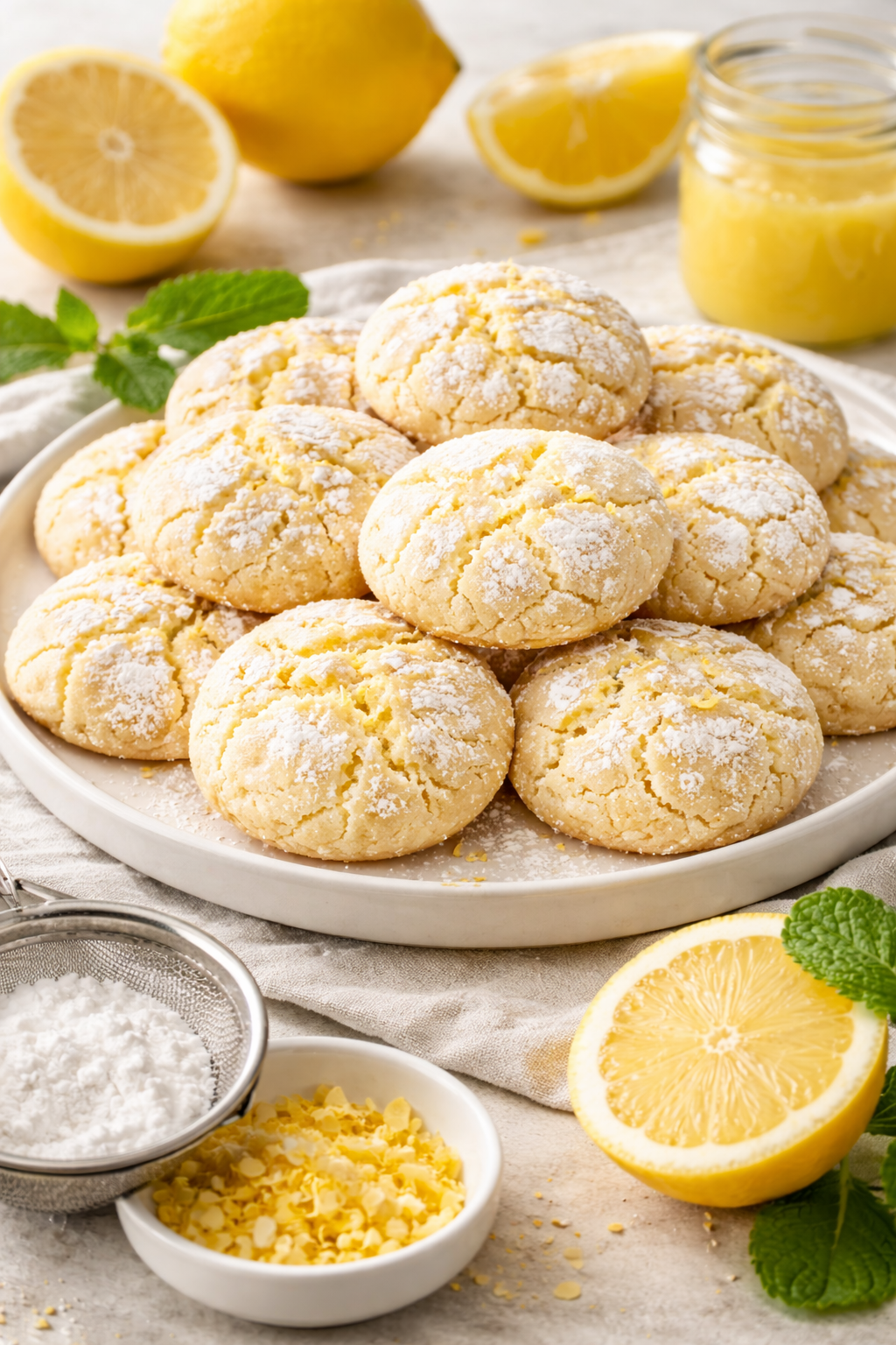 Ev Yapımı Limonlu Kurabiye Tarifi