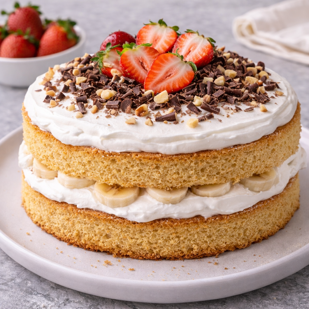 Ev Yapımı Yaş Pasta Tarifi