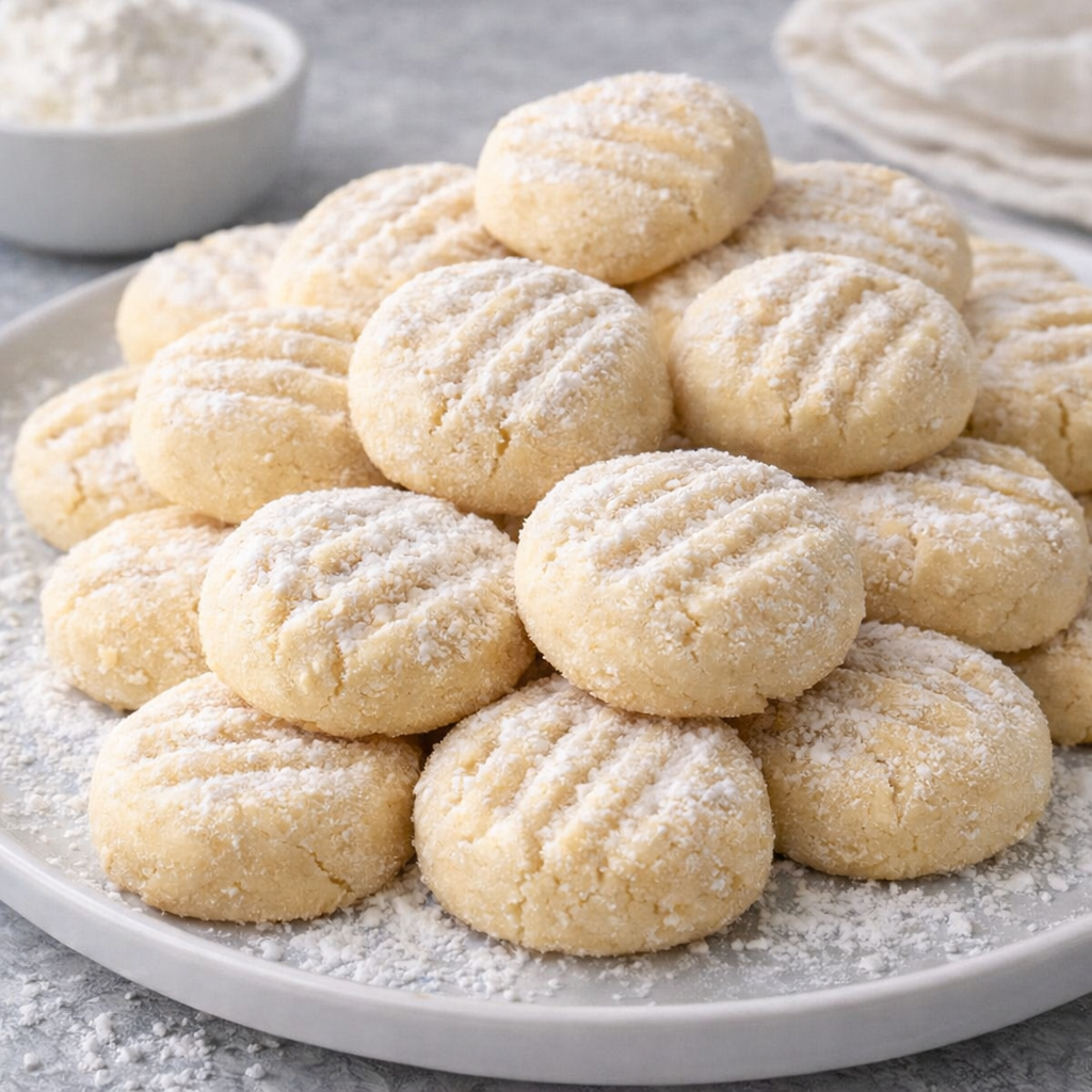 Ağızda Dağılan Un Kurabiyesi Tarifi (Pastane Usulü, Tam Ölçülü)