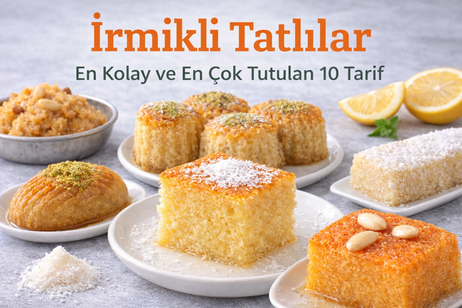 İrmikli Tatlılar: En Kolay 10 Tarif