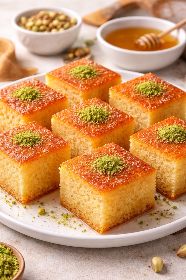 Revani Tatlısı Tarifi – Tam Ölçülü, Yumuşacık ve Şerbetini Tam Çeken Lezzet