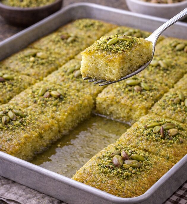 Fıstıklı Revani Tarifi