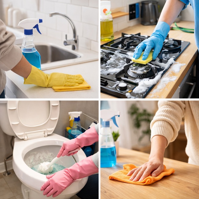 Pratik günlük temizlik alışkanlıkları
